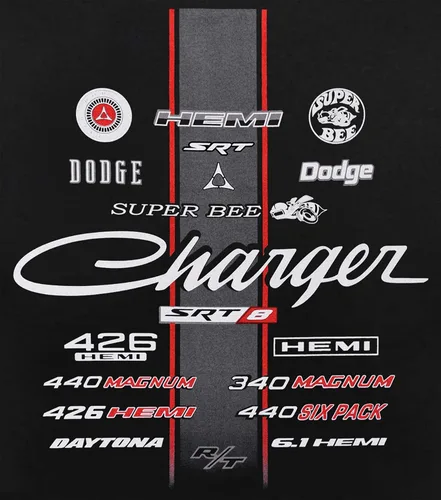 Vista 5 de JH DESIGN GROUP Dodge Charger - Sudadera con capucha de 2 caras para hombre