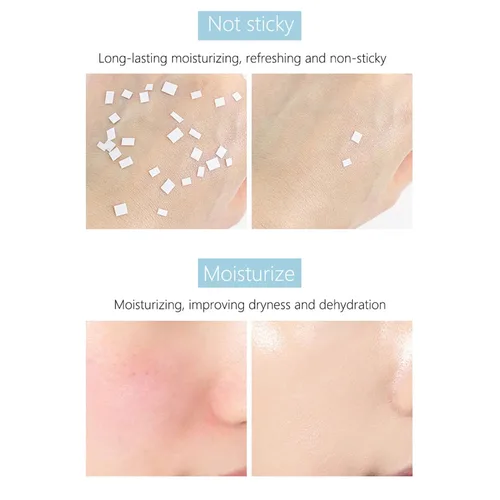Vista 3 de Sonew Barra hidratante, barra de base rápida, hidratación profunda, bálsamo hidratante facial portátil a prueba de adhesivos, para hidratación