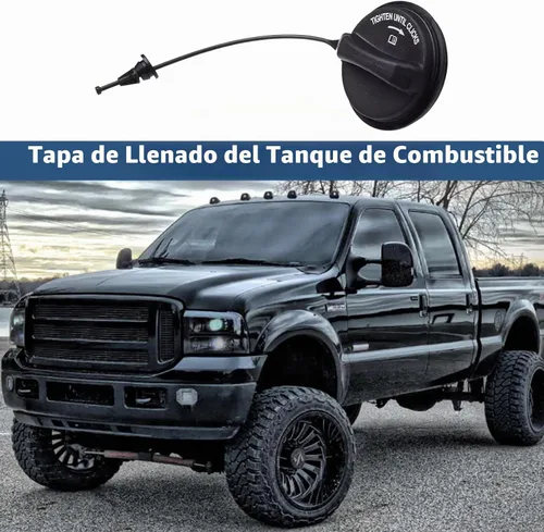 Vista 5 de 8C3Z9030A Tapa de llenado de tanque de combustible de gas compatible con Ford E-150 E-250 E-350 E-450 E150 E250 E350 E450 para F-150 F-250 F-350