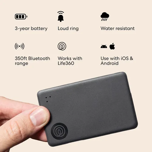 Vista 6 de Life360 Tile Starter Pack - Rastreadores Bluetooth y buscadores de artículos para llaves, carteras y más. Compatible con iOS y Android. Buscador