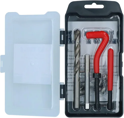 Vista 2 de AB Tools M10 x 0.049 in Kit de reparación de rosca/helicoil 9pc conjunto dañado hilo AN019