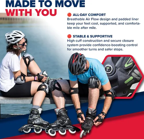 Vista 4 de FILA Legacy Pro 100 Inline Speed Skates for Women Precision, Performance, and Stability for Training in Outdoor and Indoor Rinks