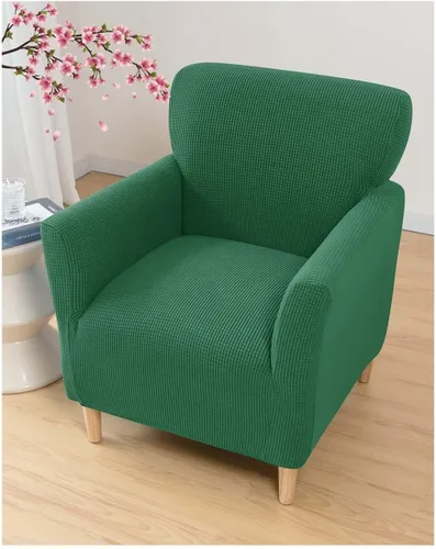 Vista 10 de Fundas elásticas para sillón de sala de estar, fundas protectoras para perros, mascotas y niños, diseño de jacquard con patrón de 1 asiento pequeño