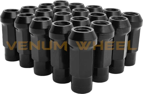Vista 8 de 4 espaciadores de rueda centrados en bujes de 0.394 pulgadas y 0.98 pulgadas + negro 12x1.5 Racing Stud conversión compatible con BMW E36 E46 E90