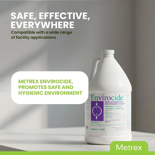 Vista 6 de Metrex Limpiador desinfectante y descontaminante de superficies Envirocide 44; 1 galón