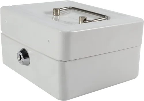 Vista 8 de Omabeta Mini caja para el hogar, 1 unidad, portátil, de acero, con cerradura para dinero en efectivo, tipo cerradura de llave, caja de seguridad