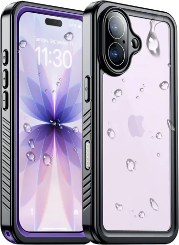 Vista 55 de Funda impermeable para iPhone 12, impermeable, antideslizante, a prueba de golpes, para iPhone 12, color negro