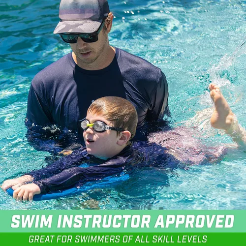 Vista 5 de GoSports Tabla de Natación para Entrenamiento de Natación - Elija Tamaño para Adultos o para Niños - Tabla de Ejercicios para Piscina X5