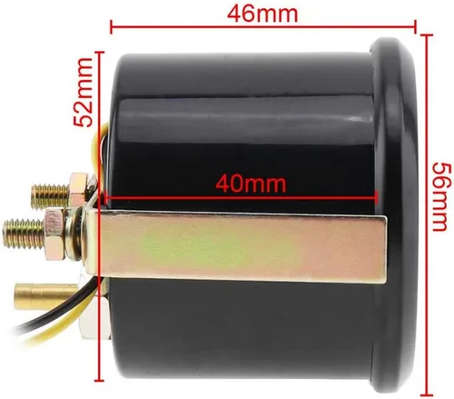 Vista 6 de ESUPPORT Coche 2 "2.047 in Turbo Boost Gauge Meter Psi Puntero Azul Luz LED