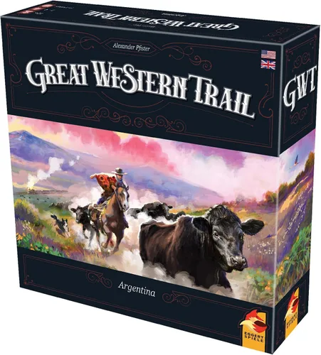 Vista 6 de Great Western Trail - Juego de mesa Argentina de segunda edición - Aventura de ganado en la pampa! Juego de estrategia para niños y adultos, mayores