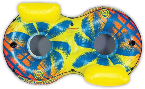 Vista 2 de O'Brien Deluxe Double Rider - Flotador doble para dos personas, grande