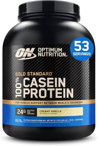 Vista 10 de Proteína caseína 100% de Optimum Nutrition, 2730380, 1, 1 24g of 100% Micellar Casein Protein Per Serving, Slow Digesting, Helps Keep You Full
