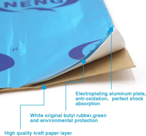 Vista 2 de Ruilogod 78mil 4sqft Sound Deadener Car Heat Insulation Damping Mat Stop Road Noise
