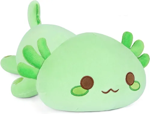 Vista 16 de Onsoyours Lindo Peluche de Axolotl, Suave Almohada de Peluche de Salamandra Animal de Peluche, Juguete de Peluche Kawaii para Niños