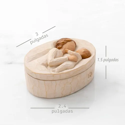 Vista 3 de Willow Tree Abuela, amor que trasciende los años, caja para joyas y tesoros, recordatorio de aquellos que amas que te llaman abuela, caja