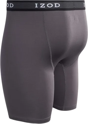 Vista 6 de IZOD Ropa interior para hombre Calzoncillos tipo bóxer de pierna larga (paquete de 10)