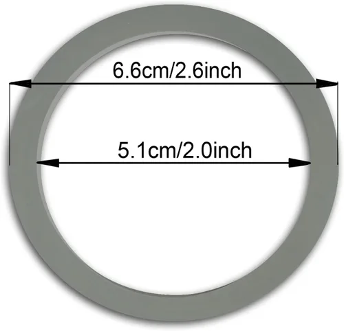 Vista 2 de Paquete de 2 juntas de licuadora gris, compatible con piezas de repuesto Osterizer y Oster Blender (2)