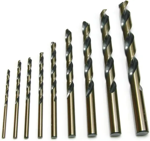 Vista 4 de Norseman USA Made Magnum Super Premium Jobber - Brocas helicoidales de acero de alta velocidad tipo 190-AG - #7 - Paquete de 5
