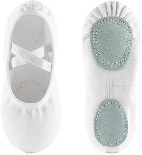 Vista 2 de TIEJIAN Ballet Shoes for Girls, Toddler Ballet Shoes, Girls Ballet Slippers(ToddlerLittle KidBig Kid)