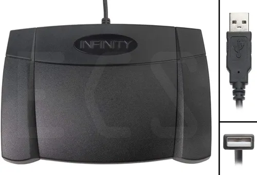 Vista 5 de Pedal transcripción digital Infinity en usb 2, Negro