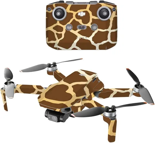 Vista 9 de MightySkins - Compatible con DJI Mini 2 Dron portátil - Black Zebra Funda protectora de vinilo duradera y única Fácil de aplicar, quitar