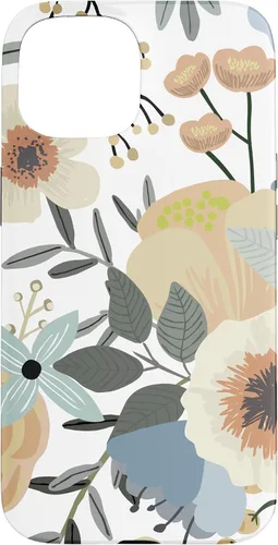 Vista 6 de iPhone 16 Boho Wildflower Garden Earth Tone Botanical Floral Pattern Case