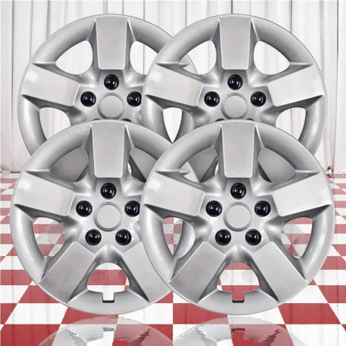 Vista 3 de Juego de 4 tapacubos cromados a presión de 16" para Nissan Rogue 2008-2015