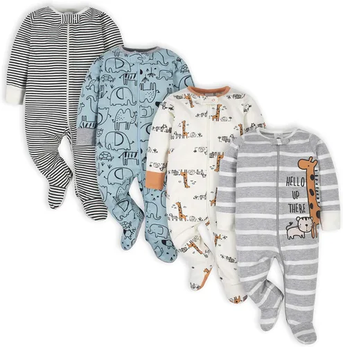 Vista 75 de Gerber Sleep 'n Play - Mamelucos para niños, paquete de 4