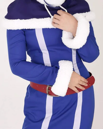 Vista 3 de Cosplayfm Disfraz de anime para mujer vestido de disfraz de capa cinturón
