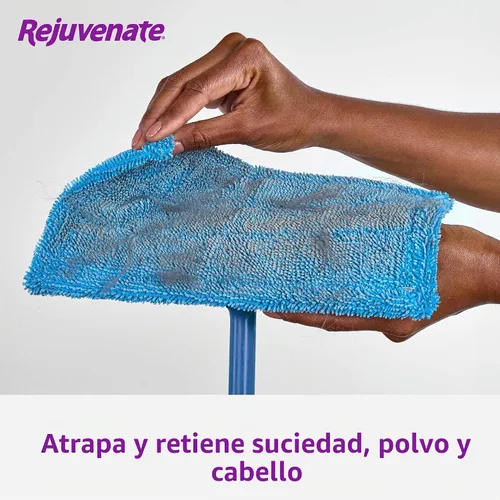 Vista 5 de Rejuvenate Almohadillas de microfibra para barredora, se adapta a