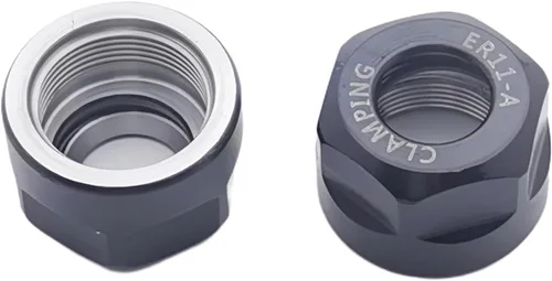 Vista 5 de ER11 - Juego de tuercas de resorte de alta precisión de 1/4 pulgadas para máquina de grabado CNC/herramienta de fresado de torno