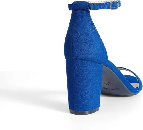 Vista 4 de DREAM PAIRS - Sandalias de tacón grueso y bajo para mujer