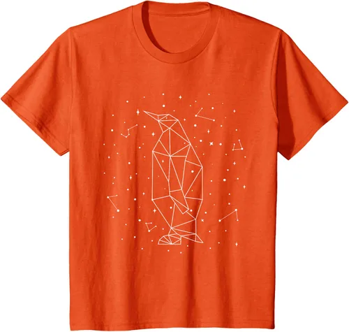 Vista 36 de Sternbild Penguin Constellation Emperor Sea Bird Penguin Camiseta Negro