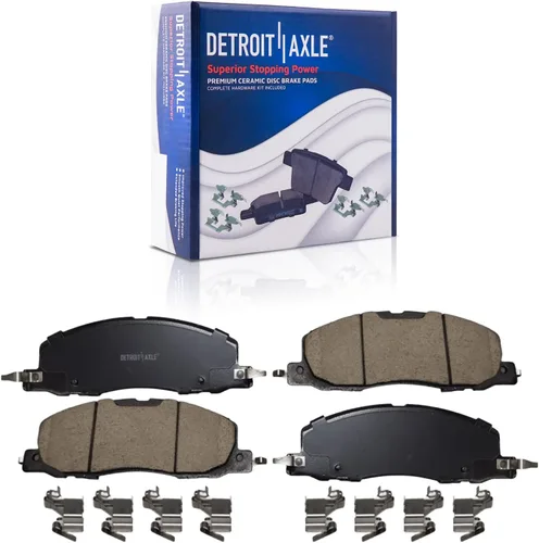 Vista 27 de Detroit Axle - Pastillas de freno para Dodge Ram 2500 3500 2003-2008, Ram 4000 2005-2008, 2004 2006 2007 Pastillas de freno de cerámica delanteras