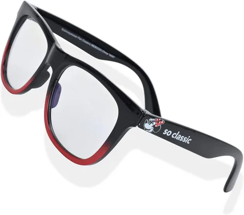 Vista 2 de Disney Minnie Mouse - Lentes de bloqueo de luz azul con bolsa para computadora para mujer, protección de pantalla