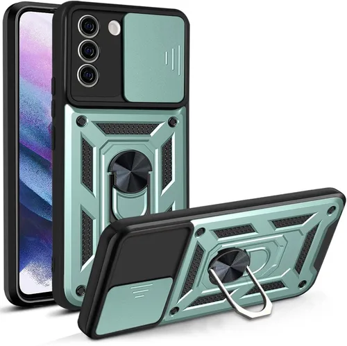 Vista 50 de Compatible con Tecno Pova Neo 2 Bracket Shell, con cubierta deslizante para lente de cámara compatible con Tecno Pova Neo 2 LG6n Case Negro