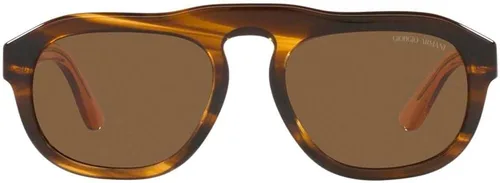 Vista 2 de GIORGIO ARMANI AR 8173 - Gafas de sol para hombre 5219145 a rayas marrónmarrón oscuro