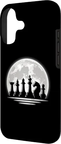 Vista 2 de Chess Design - Chess Figures Full Moon - Chess Case for iPhone 17