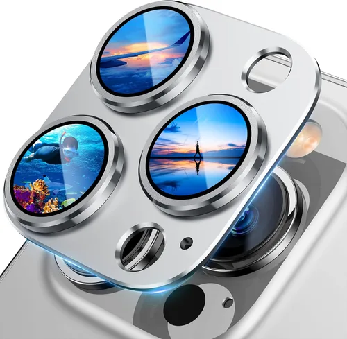 Vista 14 de UniqueMe - Protector de lente de cámara para iPhone 13 Pro/13 Pro Max, color verde alpino