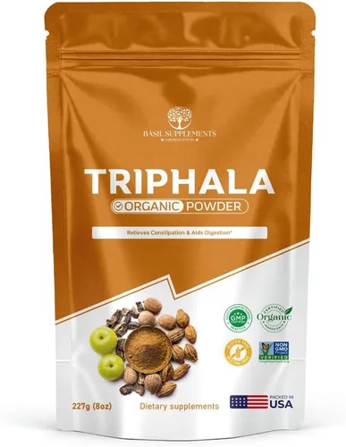 Vista 6 de Polvo orgánico de Ashwagandha – Sin OMG, adaptógeno de espectro completo – Soporte para alivio del estrés, sueño y energía – 0.18 oz por cucharada.