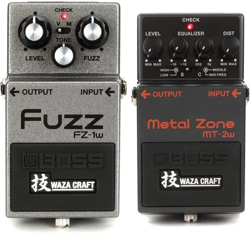 Vista 9 de BOSS FZ-1w FUZZ - Pedal de efectos de distorsión. Pedal de artesanía Waza premium todo analógico para la mejor experiencia de tono BOSS Tone. Modos