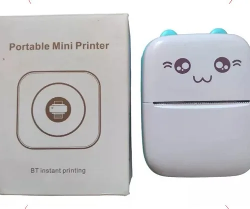 Vista 2 de Mini Impresora Térmica Portátil Inalámbrica