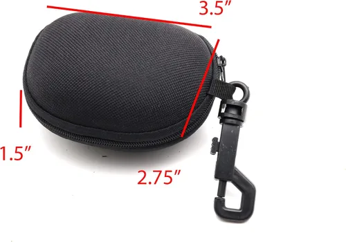 Vista 2 de ColorViper Funda protectora deportiva rígida o semirrígida para gafas y gafas de sol con paño de limpieza