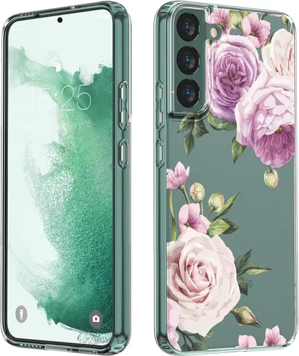 Vista 22 de MILPROX Funda para Samsung Galaxy S25 - Cubierta Slim Fit Floral S-25, Elegante Diseño de Flores Femenino, Carcasa Protectora Linda Ultra-Delgada