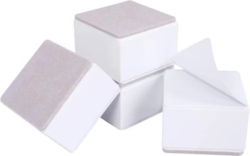 Vista 12 de Ezprotekt Elevadores de cama y muebles de 2 pulgadas, elevadores redondos pesados para sofá y sillas, ancho de 2.4 pulgadas, añade 2 pulgadas