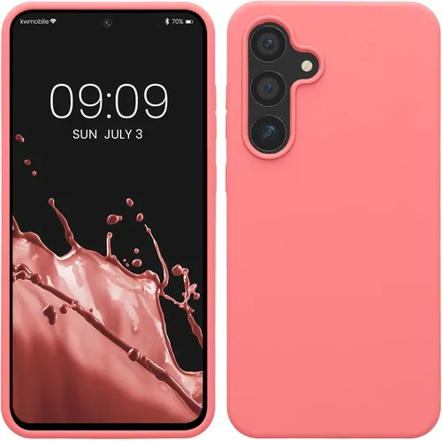 Vista 73 de kwmobile Funda compatible con Samsung Galaxy S9 - Funda de silicona TPU con acabado suave - Blue Reef