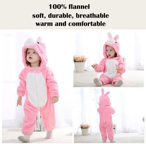 Vista 5 de Disfraz de animal para bebé, traje unisex para niños pequeños, disfraz de Halloween