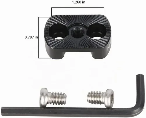 Vista 6 de NICEYRIG Adaptador de montaje Rosette para ARRI Standard M6 X 1.0 para jaula de cámara Rosette Side Handgrip - 498