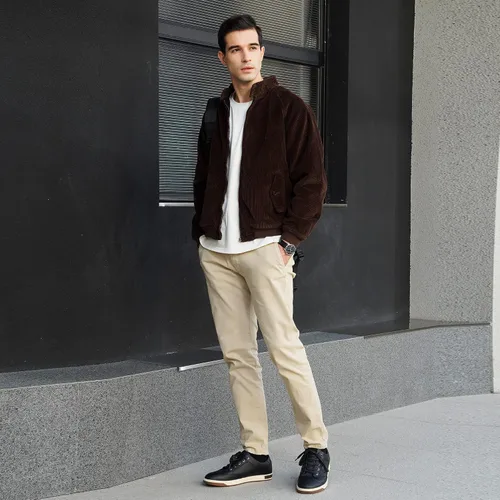 Vista 3 de Jousen Tenis informales a la moda para hombre