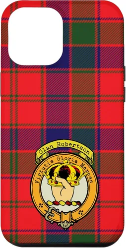 Vista 26 de Robertson Clan Scottish Crest and Tartan Case for iPhone 16